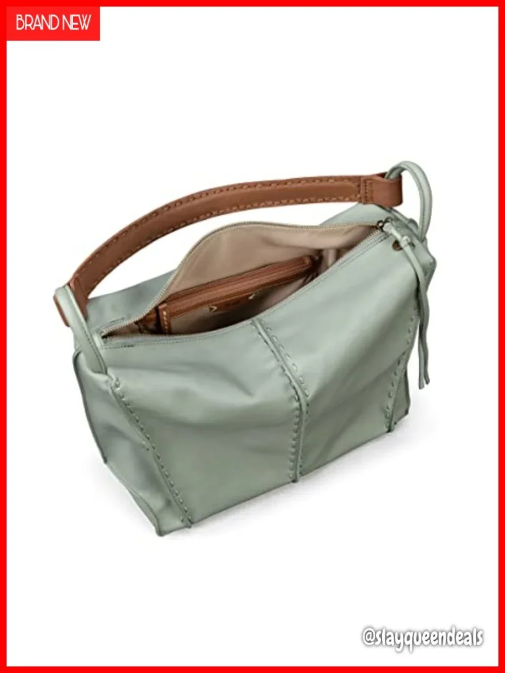 Hobo Purse Large Leather Handbag Travel Zipper Pocket